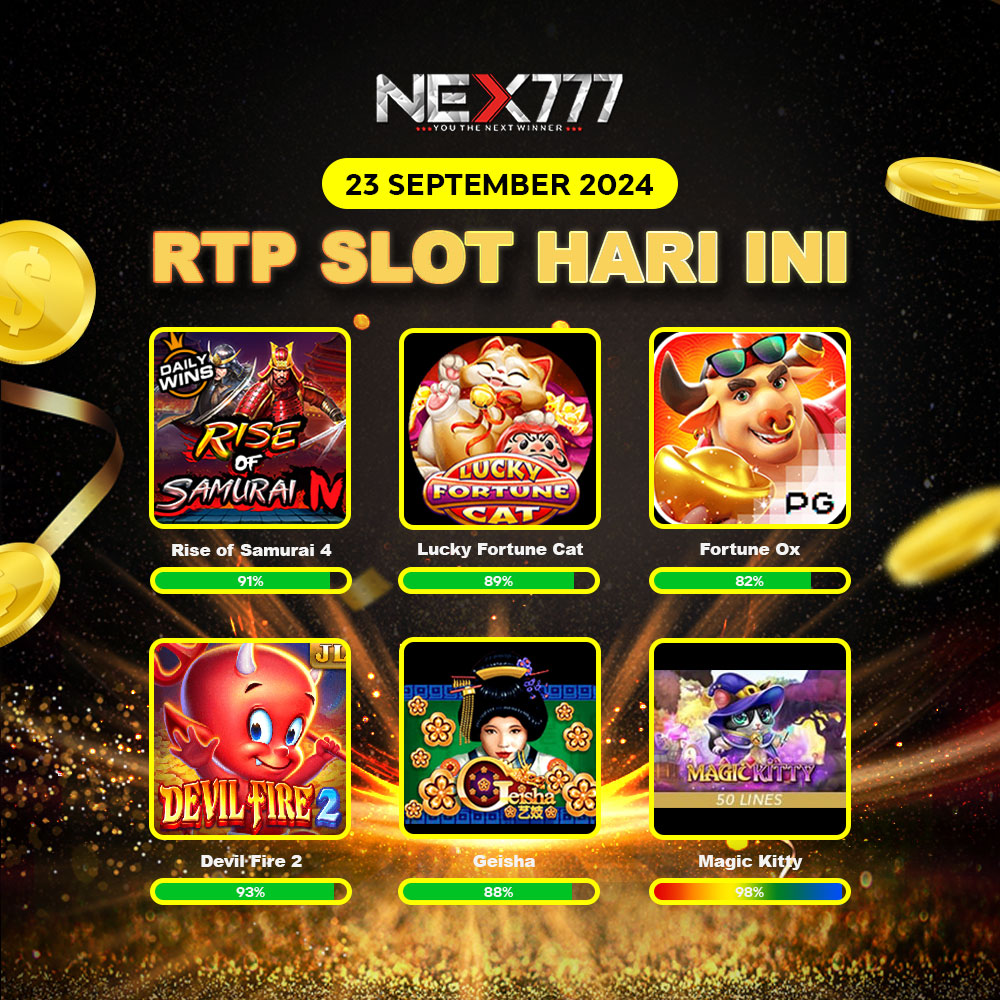 NEX777 : JOIN SITUS SLOT ONLINE BINTANG 5 WAJIB COBA!