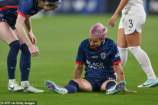 Albert, who wears the No. 15 Rapinoe wore with the USWNT, previously liked an Instagram post which mocked the midfielder for an injury she sustained in the final game of her career in 2023