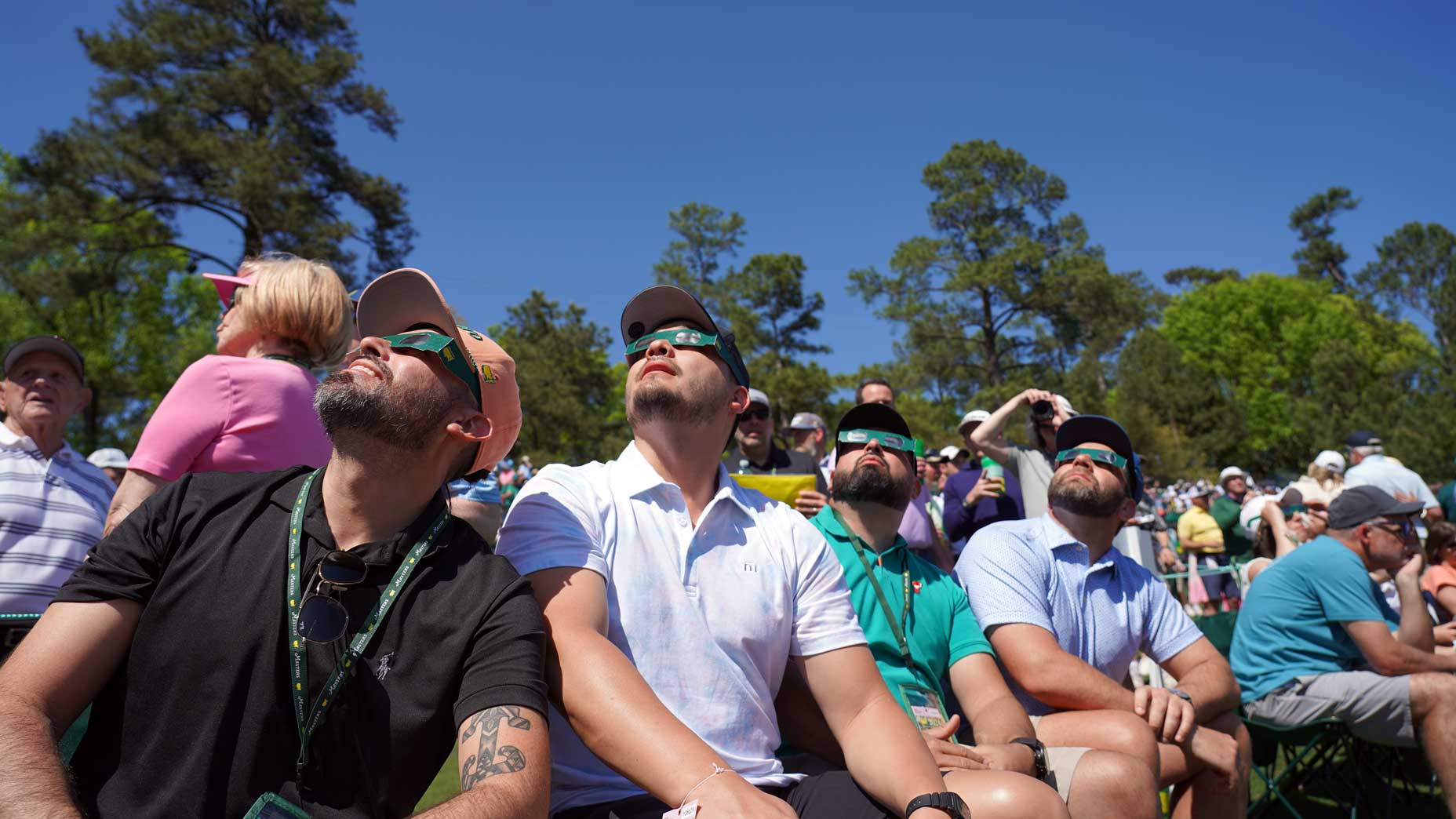 Masters patrons solar eclipse