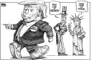Kal's View: New line of sneakers for Trump, same line of travel