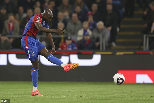 Jean-Philippe Mateta continued his stunning scoring run with a blistering second for Palace