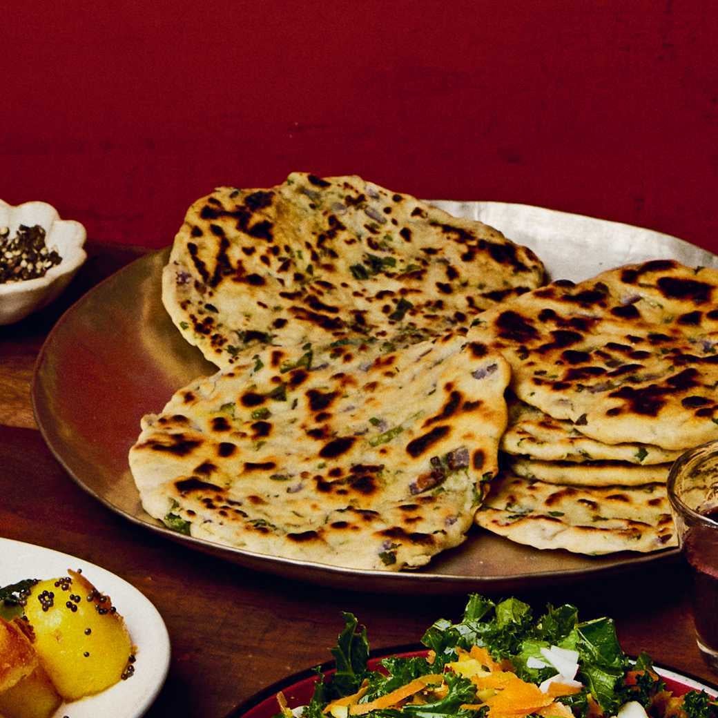 This roti is perfect for mopping up sauces