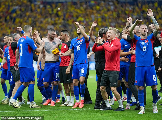 Slovakia booked their place in the last-16 as one of the best third-placed teams at Euro 2024