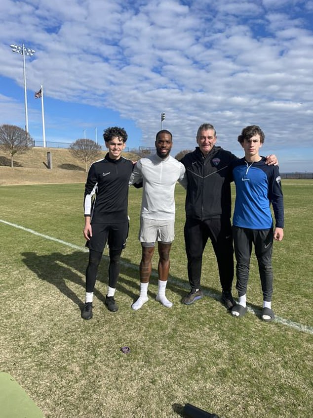 Bob Jeffrey (middle right) revealed that the striker goes the extra mile in getting himself prepared for the big moments