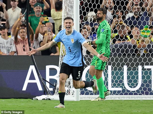 Brazil were sent packing when Manuel Ugarte tucked the winning penalty past Alisson