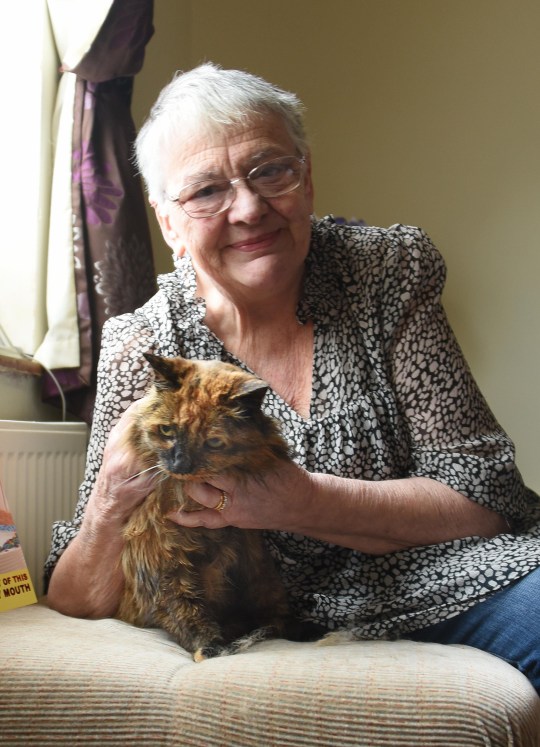 Rosie pictured with her devoted owner Lila Brissett (Picture: Newsquest/SWNS)