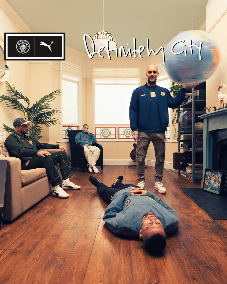 Manchester City's fourth kit draws inspiration from the album cover of Oasis' Definitely Maybe