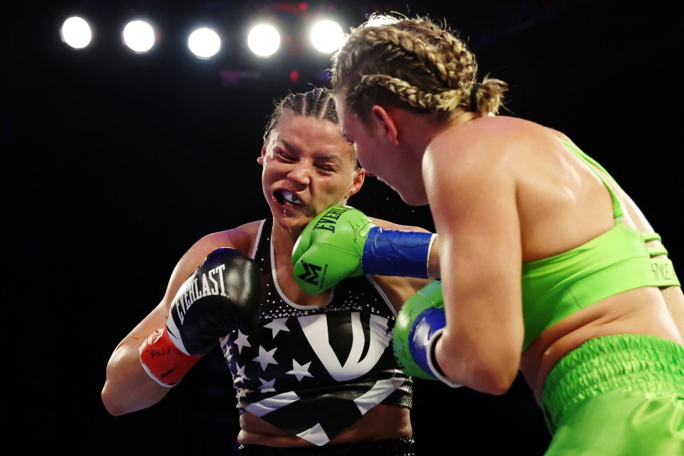 American boxer Mikaela Mayer beat Ryan shortly after the incident