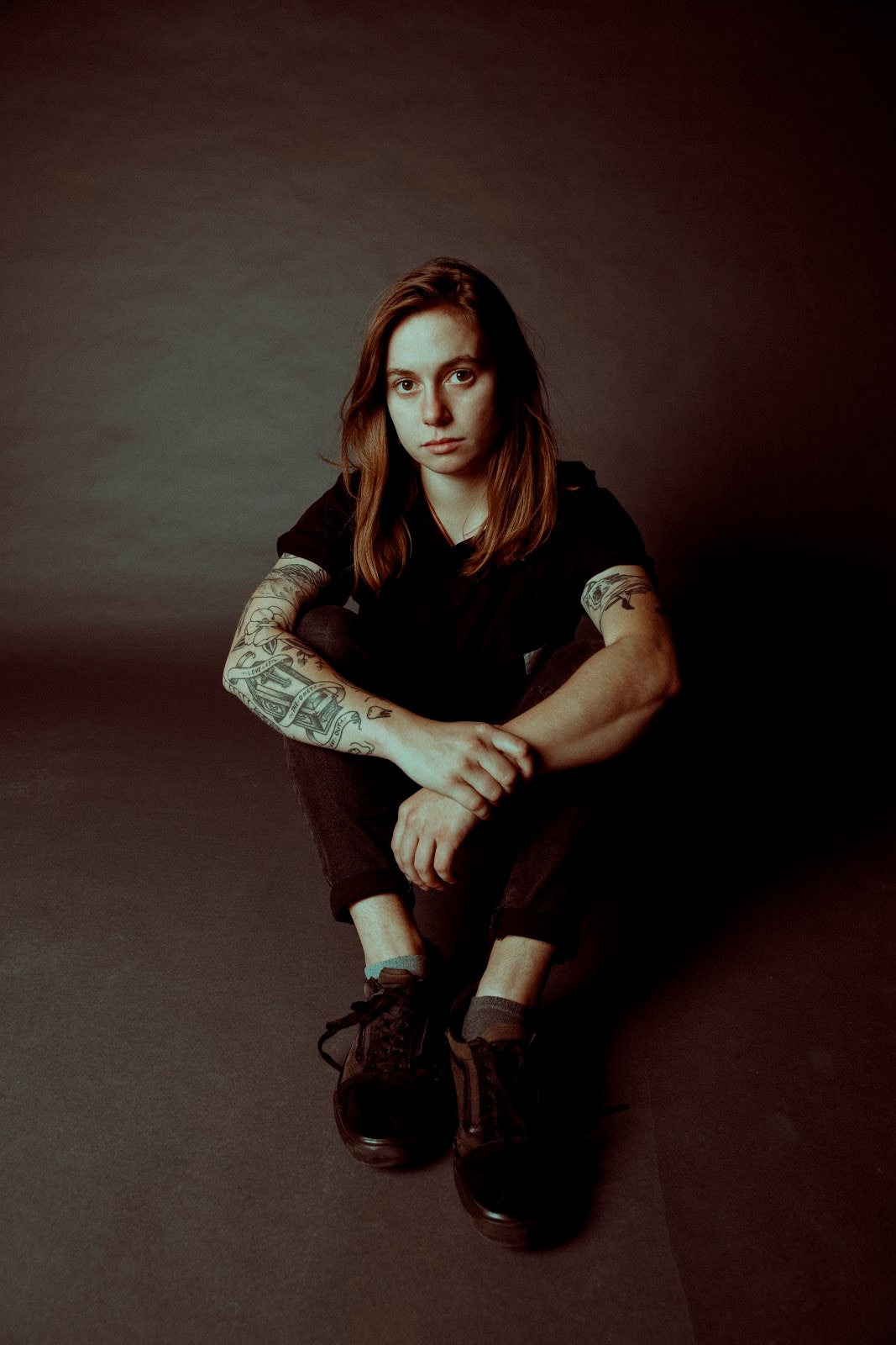 Julien Baker Clothing Footwear Shoe Face Head Person Photography Portrait Skin and Tattoo