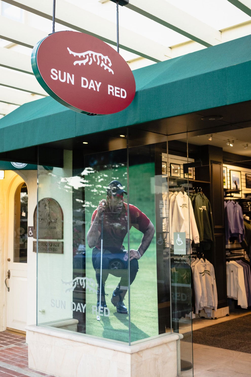 The Sun Day Red pop-up store at the shoppes at Pebble Beach