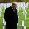 Former White House chief of staff John Kelly, seen here on a visit to the Aisne-Marne American Cemetery in Belleau, France, in 2018, has criticized his former boss Donald Trump.