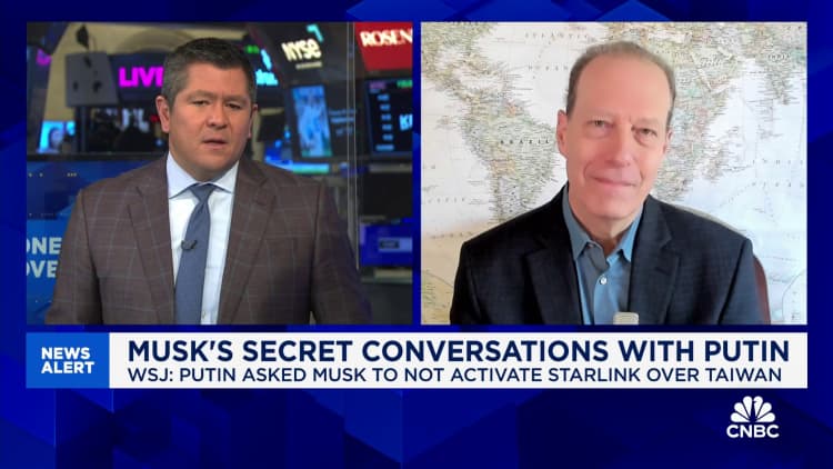 Elon Musk's reported contact with Putin is 'very concerning,' says fmr. NSA general counsel Gerstell