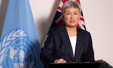 The foreign affairs minister, Penny Wong.