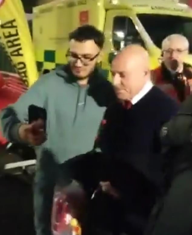 Sir Dave Brailsford stopped for pictures with fans at Old Trafford and said 'yeah, it's done'