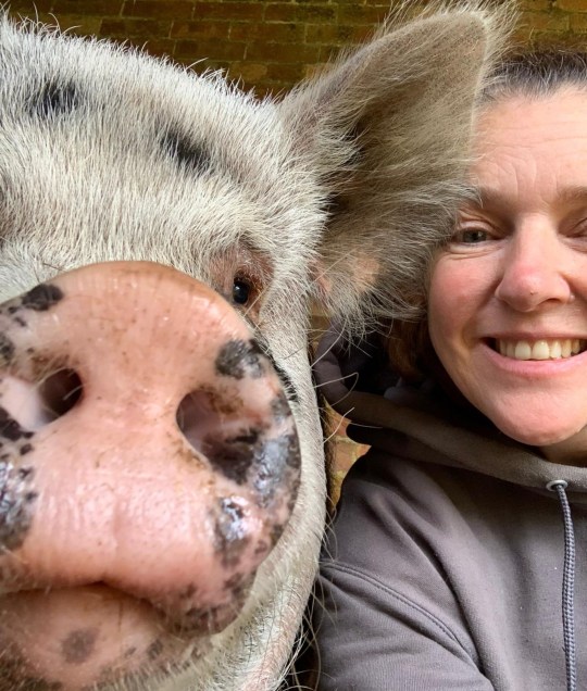 Colin and Hannah taking a selfie.