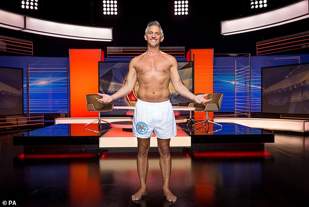 Arguably his most famous moment on the show came when he presented it in his underpants in August 2016 after Leicester City won the Premier League title