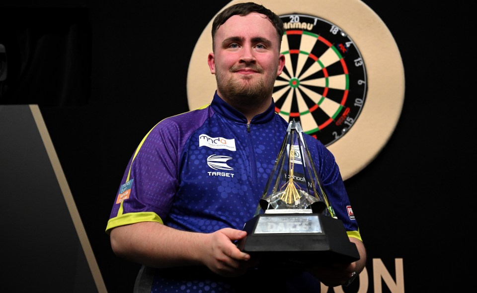 Luke Littler is already in Hearn's top five despite this being his debut year on the PDC tour