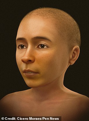 Cicero Moraes, lead author of the new study, used a combination of techniques to recreate the mummy's living face