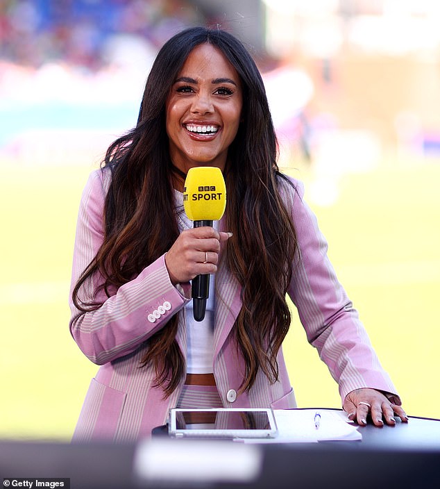 Alex Scott is also a contender for the prestigious role as the nation's most famed football host