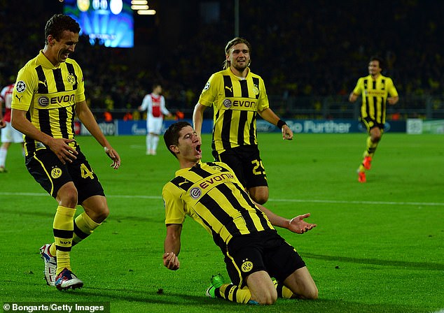 Lewandowski went on to stay at Dortmund for two more seasons before moving to Bayern Munich