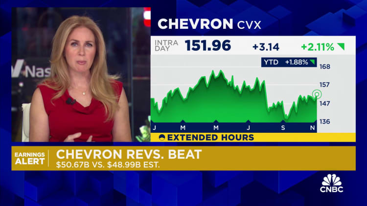 Chevron beats earnings expectations, returns more than $7 billion to shareholders