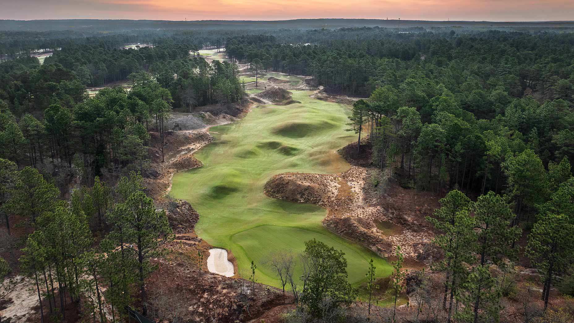 A view of Pinehurst No. 10 at Pinehurst Resort.