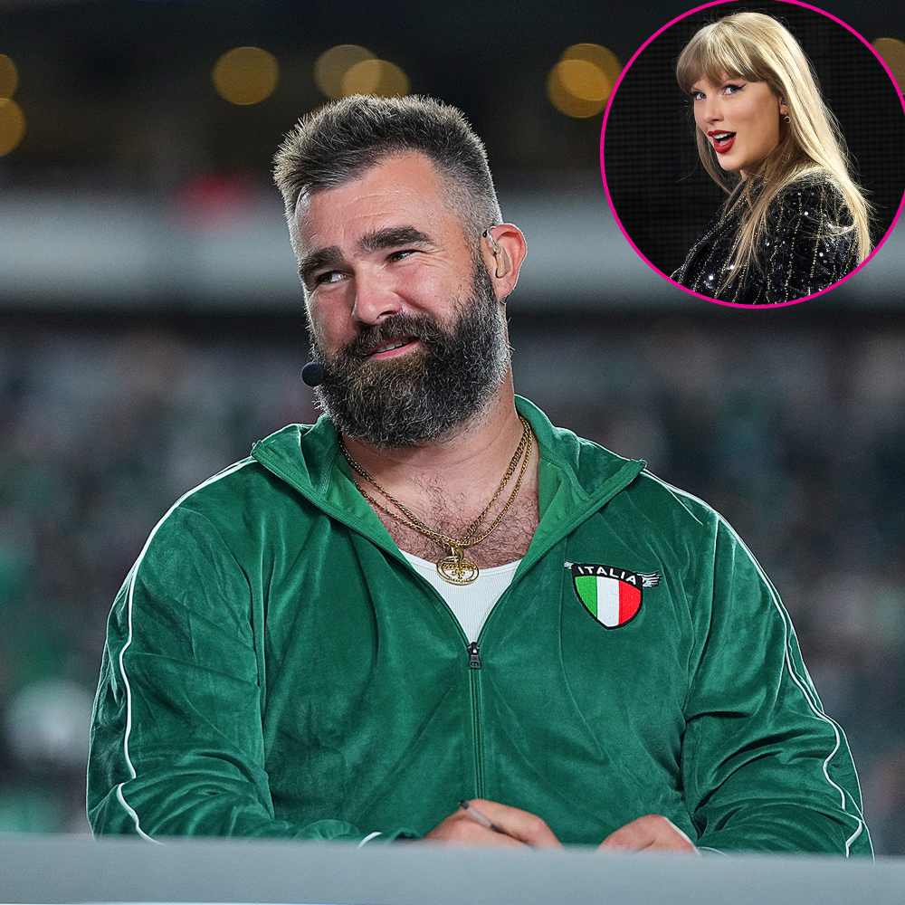 Jason Kelce Fails to Kick Field Goal While Pat McAfee Calls Taylor Swift His 'Sister-in-Law'