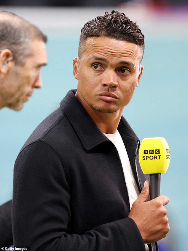 Jermaine Jenas, 41, was sacked by the BBC, where he worked on Match Of The Day and The One Show, earlier this year after sending explicit texts to two female employees