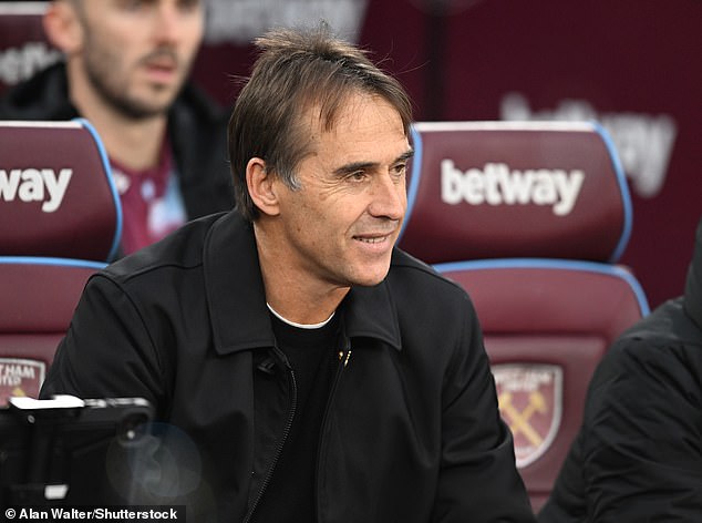 Julen Lopetegui has laughed off claims he has two games to save his job at West Ham