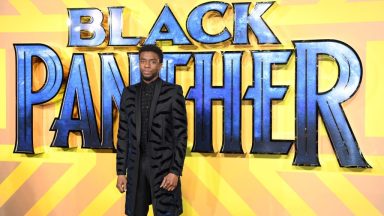 LONDON, ENGLAND - FEBRUARY 08:  Chadwick Boseman attends the European Premiere of 'Black Panther' at Eventim Apollo on February 8, 2018 in London, England.  (Photo by Karwai Tang/WireImage)